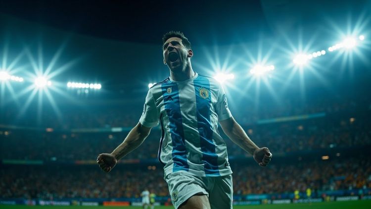 Messi 在世界杯进球后的经典庆祝瞬间