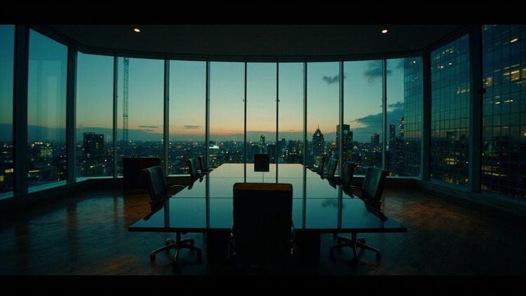 伦敦金融城的空会议室——Canary Wharf 的欧洲门户地位,10 年间被阿姆斯特丹/法兰克福/巴黎显著蚕食