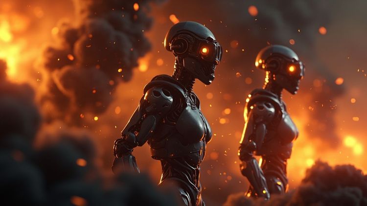 AI autonomous agents concept