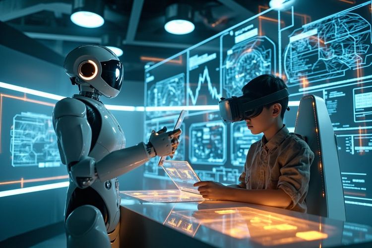 AI 教练在 VR 模拟舱中辅导学员