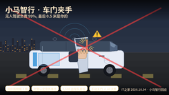 小马智行回应乘客车门夹手